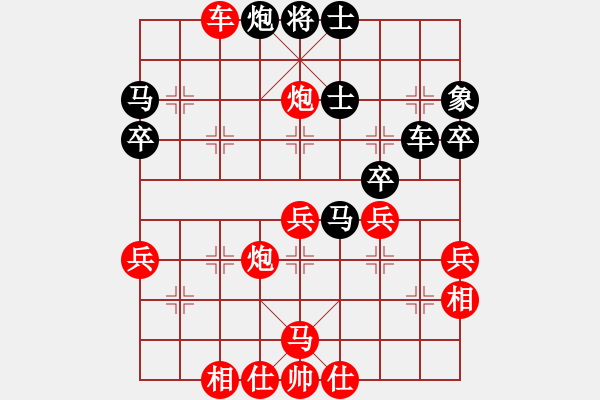 象棋棋譜圖片：江西省社會(huì)體育指導(dǎo)中心 郭玥 勝 中國(guó)棋院杭州分院 高家煊 - 步數(shù)：40 