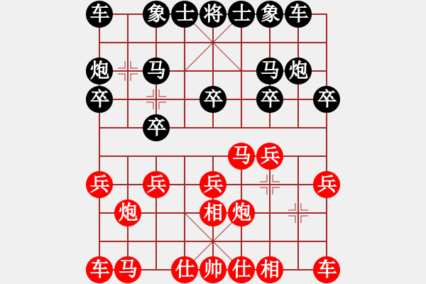 象棋棋譜圖片：甘肅群-李英才【先負(fù)】寧 波-戚文卿(2014-11-1弈于大師網(wǎng)高級(jí)棋室) - 步數(shù)：10 