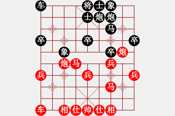 象棋棋谱图片：第六节 势重于子 第127局 宁取势而不吃子 - 步数：0 