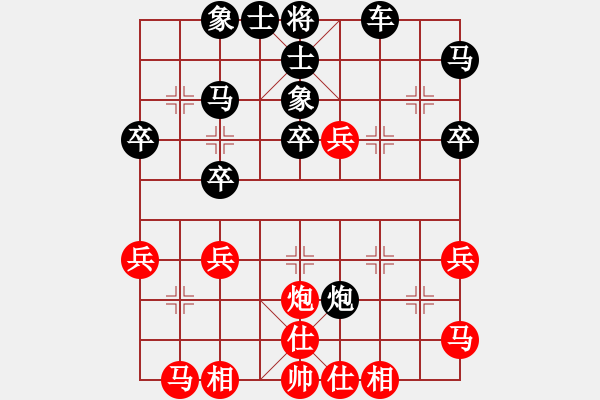 象棋棋譜圖片：2021.3.28.20銀子場(chǎng)初級(jí)后勝五六炮對(duì)左炮封車轉(zhuǎn)反宮馬 - 步數(shù)：30 