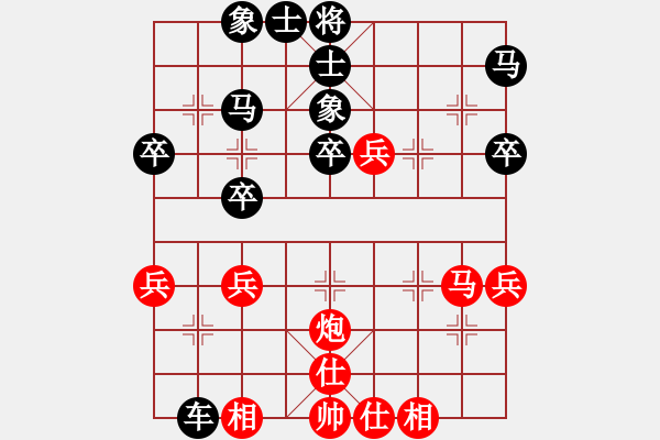 象棋棋譜圖片：2021.3.28.20銀子場(chǎng)初級(jí)后勝五六炮對(duì)左炮封車轉(zhuǎn)反宮馬 - 步數(shù)：36 