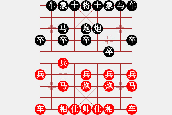 象棋棋谱图片：金松 先和 王斌 - 步数：10 