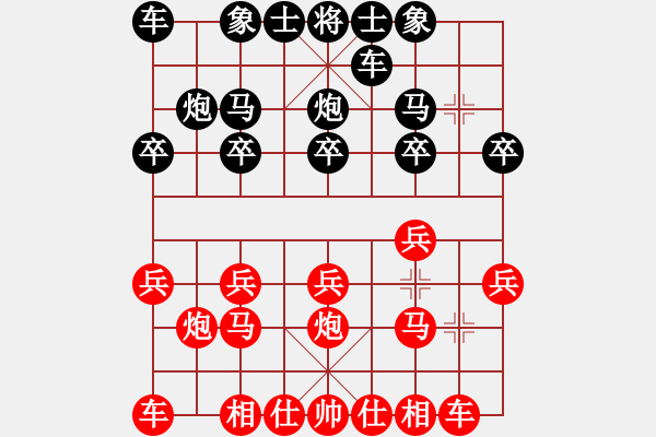 象棋棋譜圖片：榮志剛 和 許其國 - 步數(shù)：10 