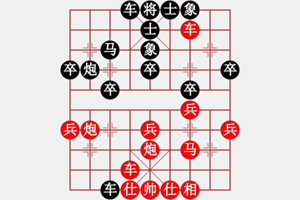 象棋棋譜圖片：棄馬局-炮8進(jìn)6 九宮先負(fù)田野（神1-1） - 步數(shù)：30 