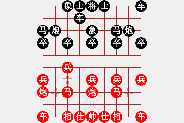 象棋棋譜圖片：黑衣大俠(2段)-和-aaabbbjjj(3段) - 步數(shù)：10 