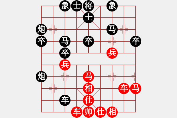 象棋棋譜圖片：十九級(jí)臺(tái)風(fēng)(北斗)-負(fù)-無敵臺(tái)風(fēng)(9星) - 步數(shù)：40 