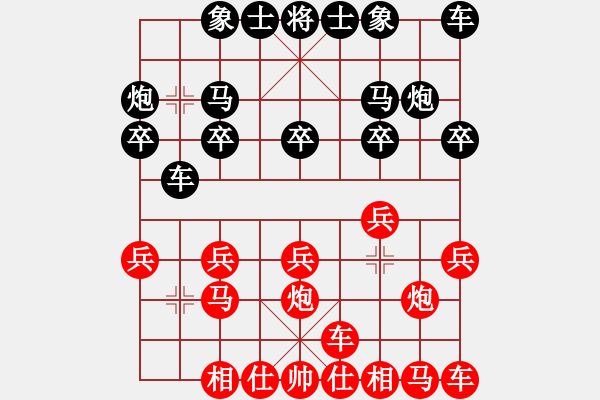 象棋棋谱图片：榆林 刘彦军 和 安康 杨家乐 - 步数：10 