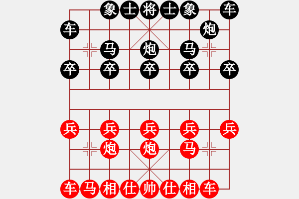 象棋棋譜圖片：楓，初晨[2067211147] -VS- 不倒翁[812175896] - 步數(shù)：10 