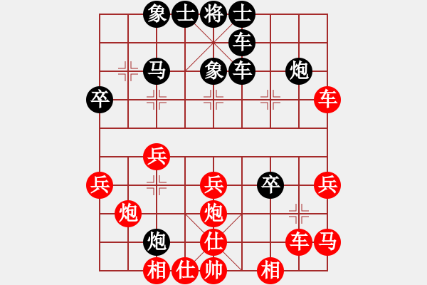 象棋棋譜圖片：大棋魔(9段)-負(fù)-華峰論棋(月將)中炮七路馬對屏風(fēng)馬黑雙炮過河（放3卒棄馬） - 步數(shù)：36 