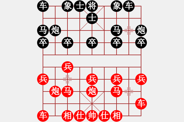 象棋棋譜圖片：棋道悟者[2218681322] 和 心有林夕[327036326] - 步數(shù)：10 