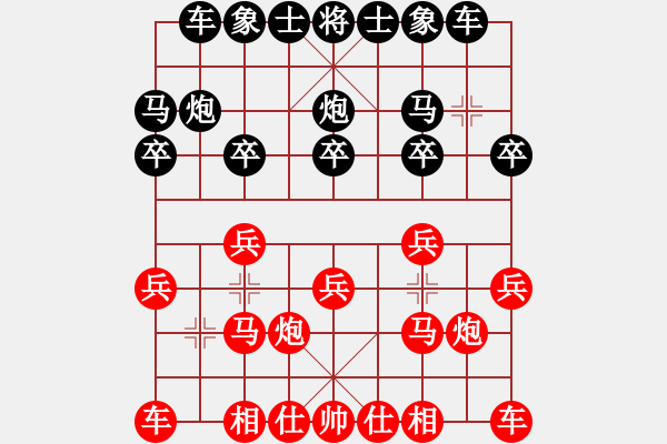 象棋棋譜圖片：姐硬如磚[業(yè)9-1]先和劉建軍[業(yè)9-1] - 步數(shù)：10 