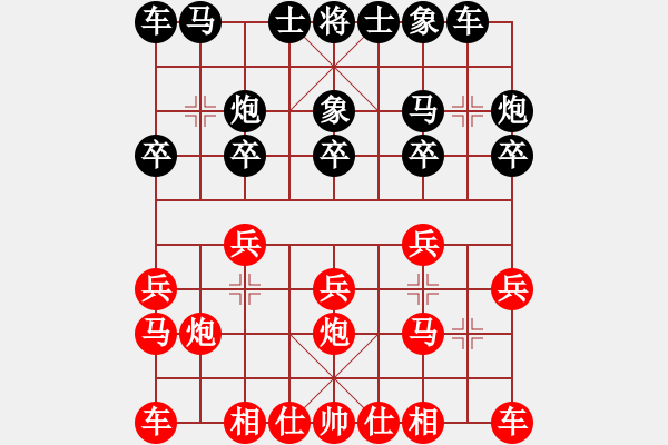 象棋棋譜圖片：趙順心         先勝 馮明光         - 步數(shù)：10 