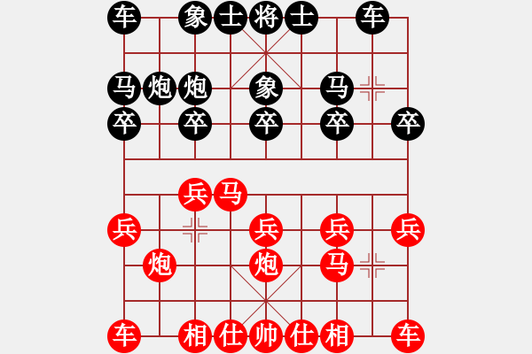 象棋棋譜圖片：1410011527 黃勁松（勝）廖靚 弈于翩翩 - 步數(shù)：10 