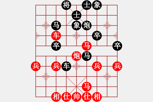 象棋棋譜圖片：蒙山奕客(1段)-勝-大家風(fēng)度(2段) - 步數(shù)：40 