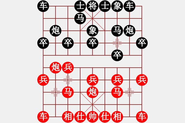 象棋棋譜圖片：濟(jì)鐵 許魯勤 先 青島 張廣增 勝 - 步數(shù)：10 