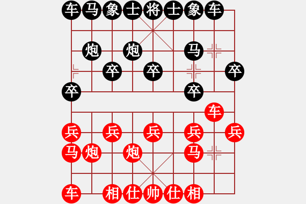 象棋棋譜圖片：杭州燃?xì)饧瘓F(tuán)隊(duì) 沈思凡 勝 成都蓓蕾俱樂部隊(duì) 玉思源 - 步數(shù)：10 