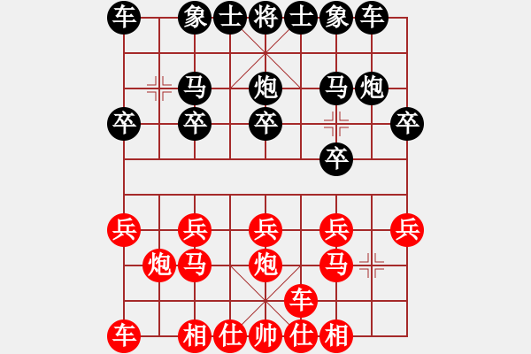 象棋棋譜圖片：橫才俊儒[292832991] -VS- 茅坑石[1285671809] - 步數(shù)：10 