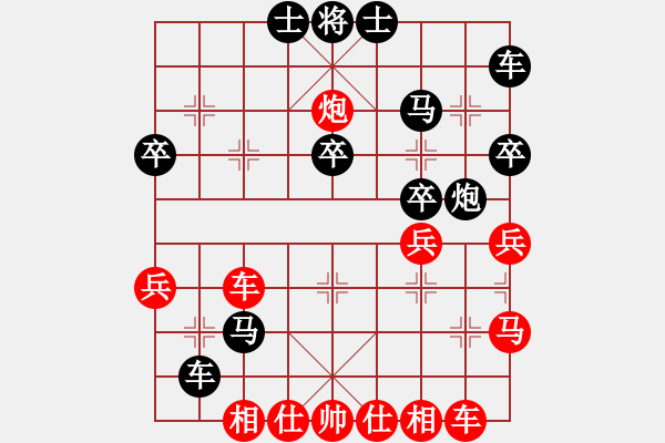 象棋棋譜圖片：浪漫♀王子[991608389] -VS- 棋友；龍[15115431] - 步數(shù)：40 