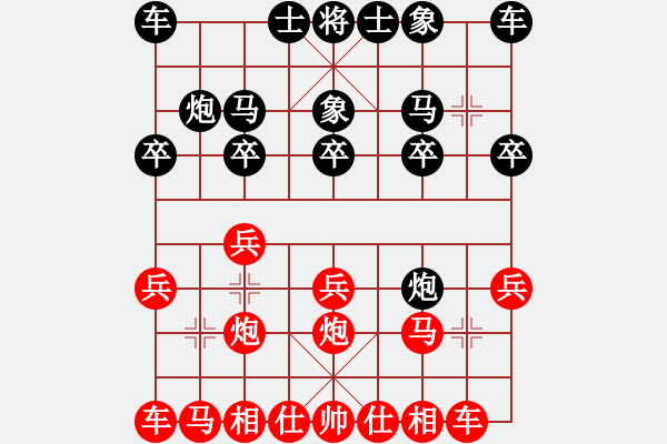 象棋棋譜圖片：葬心紅和michaelma701〖中炮對進(jìn)右馬〗 - 步數(shù)：10 