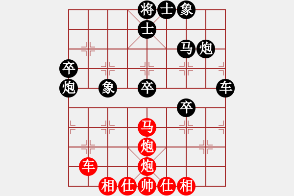 象棋棋譜圖片：天天象棋華山論劍浩軒爺先勝降龍業(yè)8-1 - 步數(shù)：40 