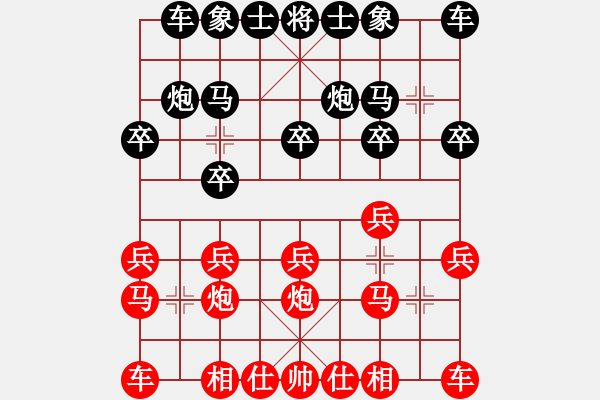 象棋棋譜圖片：夏激揚(yáng)紅負(fù)葬心【五七炮對(duì)反宮馬右直車】 - 步數(shù)：10 