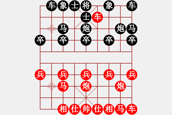 象棋棋譜圖片：盤(pán)馬初級(jí)（清風(fēng)）[58772826] -VS- YJG[1592554924] - 步數(shù)：10 