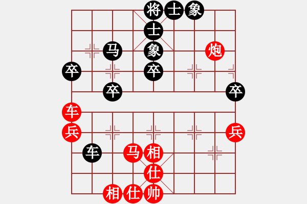 象棋棋譜圖片：二刀劈了(2段)-勝-龍水金帝(1段) - 步數(shù)：53 