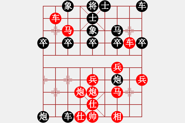 象棋棋譜圖片：山海之胸懷(9級)-勝-孫悟空(6段) - 步數(shù)：30 