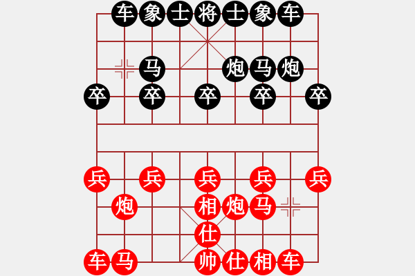 象棋棋譜圖片：2014.11.28.1清溪街外地農(nóng)民工實戰(zhàn)對局1.pgn - 步數(shù)：10 