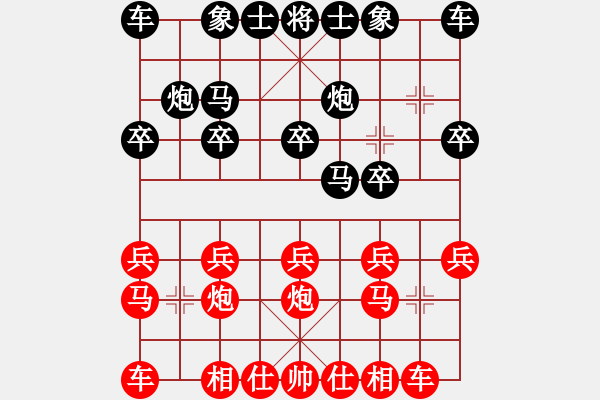 象棋棋谱图片：安顺大侠(9段)-胜-崔仔(5段) - 步数：10 
