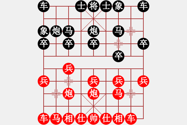 象棋棋譜圖片：鶴城之智者(月將)-勝-不平(月將) - 步數(shù)：10 