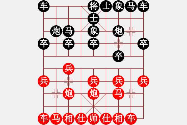 象棋棋谱图片：王小鹰(9段)-和-孙觅(9段) - 步数：10 
