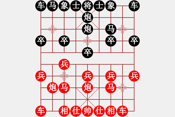 象棋棋譜圖片：2013.5.5下午石材棋盤2后勝轆轤炮 - 步數(shù)：10 