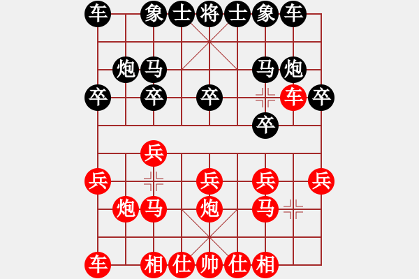 象棋棋譜圖片：孟繁睿對孫勇征讓二先 - 步數(shù)：10 