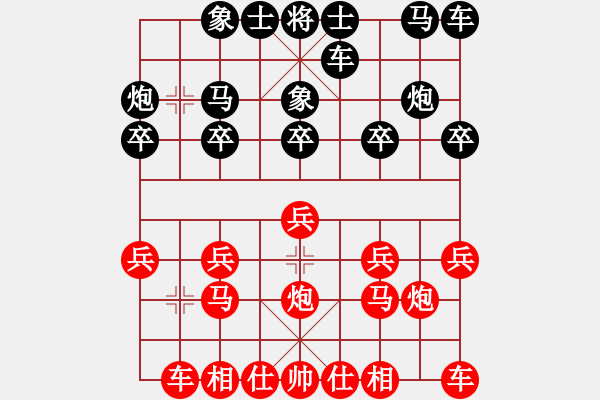 象棋棋譜圖片：《學習大師后手》邊炮橫車過河破中炮盤頭馬直車過河 - 步數(shù)：10 