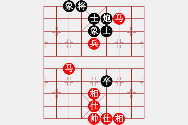 象棋棋譜圖片：223 - 雙馬高兵仕相全例和包高卒士象全 - 步數(shù)：0 