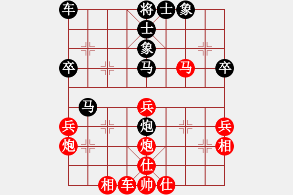 象棋棋谱图片：加拿大 顾亿庆 和 中国澳门 杜光伟 - 步数：40 