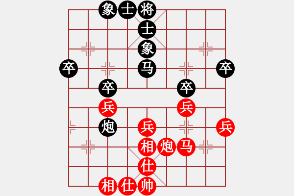 象棋棋譜圖片：2018光明杯 甲組 第03輪 第04臺(tái) 張子豪 先和 劉彥祥 - 步數(shù)：40 