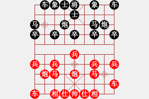 象棋棋譜圖片：橫才俊儒[292832991] -VS- 兔子[912426940] - 步數(shù)：10 