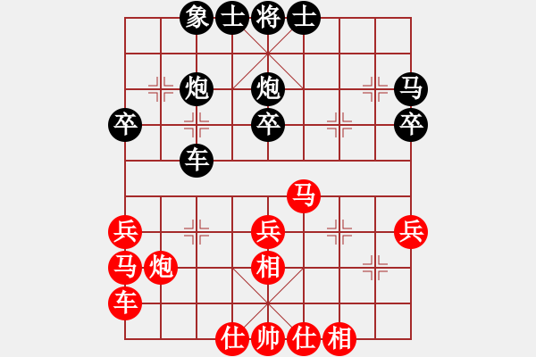 象棋棋譜圖片：鄂州奧賽王(5段)-負(fù)-初學(xué)者之一(7段) - 步數(shù)：30 