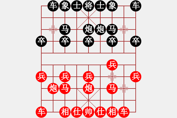 象棋棋譜圖片：我的比賽----智取王銀基 - 步數(shù)：10 