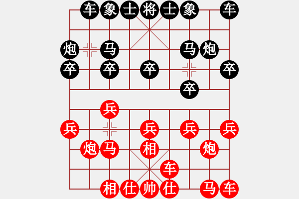 象棋棋譜圖片：第三屆川東北六縣市象棋聯(lián)賽第八輪廣安趙川先負岳池楊力 - 步數(shù)：10 