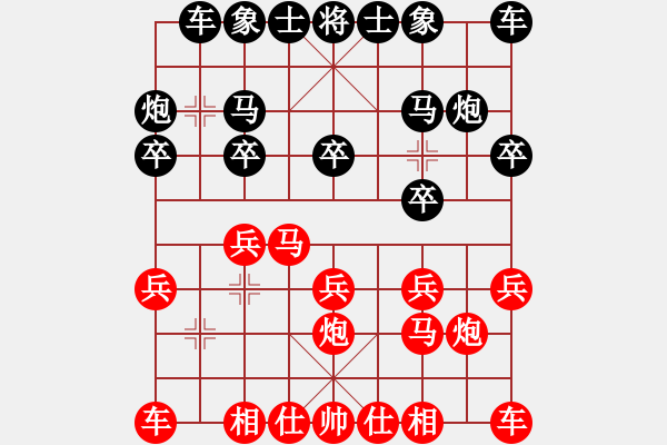 象棋棋譜圖片：軟柿子 負 紫薇花對紫微郎 - 步數(shù)：10 