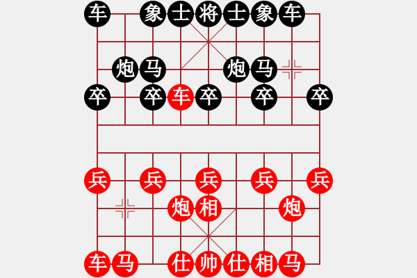 象棋棋譜圖片：啊棋迷(8段)-和-神之上(8段) - 步數(shù)：10 