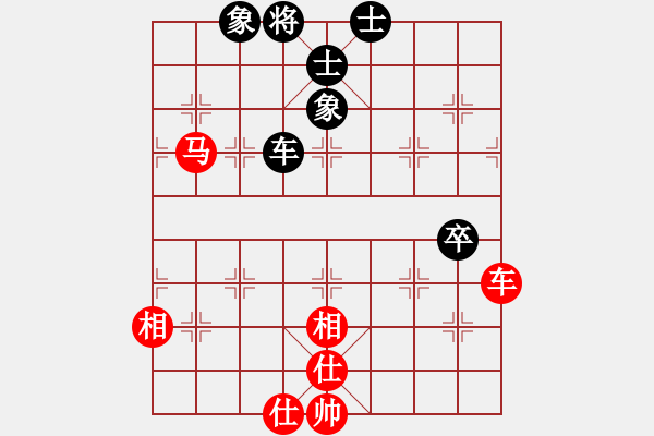 象棋棋譜圖片：煮酒論棋雄(月將)-和-俺下棋啦(人王) - 步數(shù)：100 