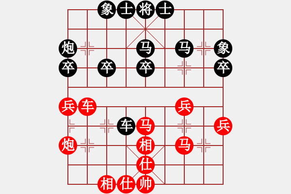 象棋棋譜圖片：煮酒論棋雄(月將)-和-俺下棋啦(人王) - 步數(shù)：50 