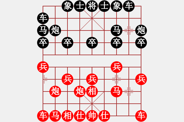 象棋棋譜圖片：過宮炮對三步虎 zzbdwm勝 - 步數(shù)：10 