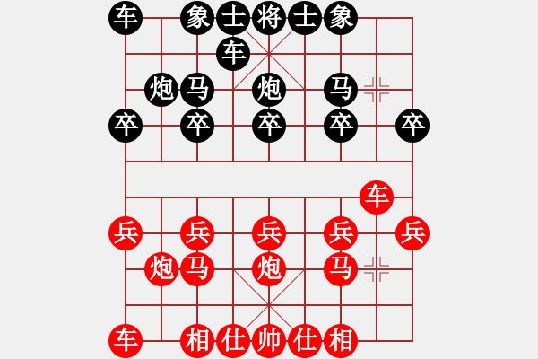 象棋棋譜圖片：芳君(6段)-勝-揚(yáng)州棋俠(9段) - 步數(shù)：10 