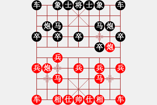 象棋棋譜圖片：雨夜飛鷹[紅] -VS- 仁凡[黑] - 步數(shù)：10 