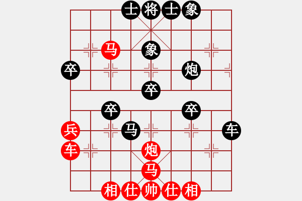 象棋棋譜圖片：海天之心(7段)-負(fù)-長白獵豹(2段) - 步數(shù)：44 